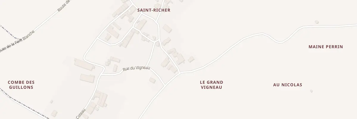 Plan du 6 Rue des Lilas à Chadenac