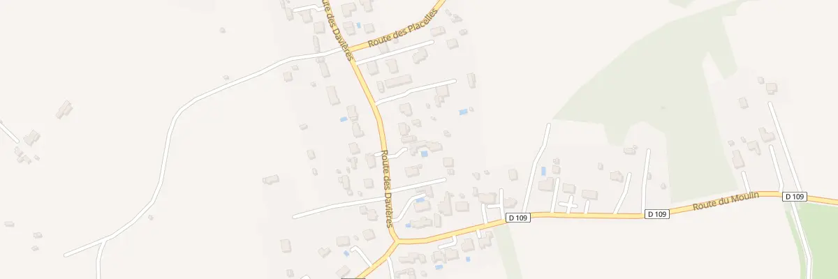 Plan du 6 Rte des Davières à Briollay