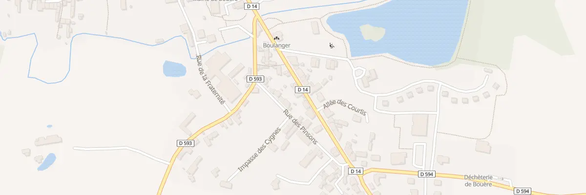 Plan du 16 Rue des Sencies à Bouère