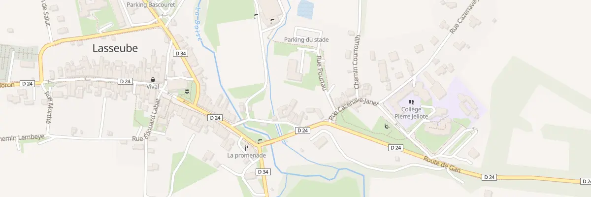 Plan du 5 Rue des Lavandières à Lasseube