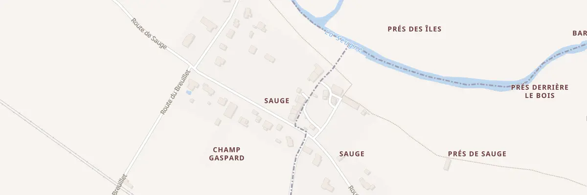 Plan du 3 Sauge à Clion