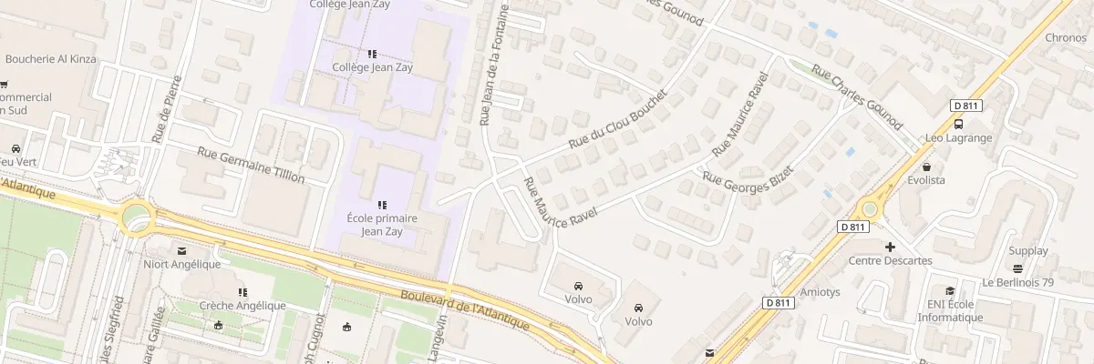 Plan du 145 Rue du Clou Bouchet à Niort