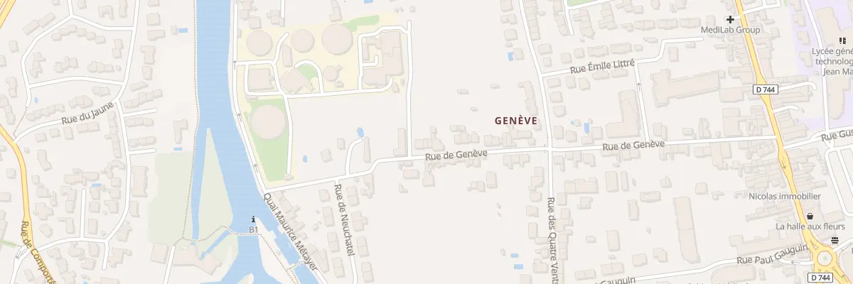 Plan du 60T Rue de Genève à Niort