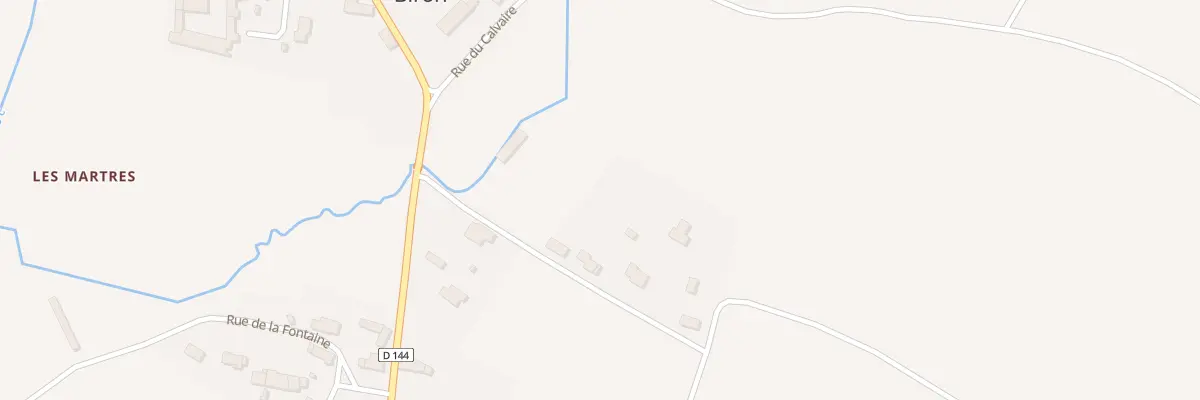 Plan du 5 Rue du Château à Biron