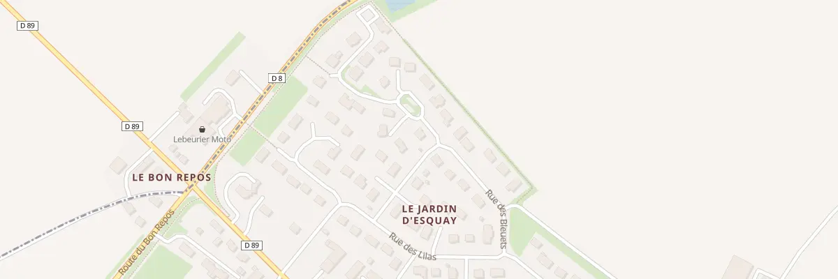 Plan du 1 Rue des Violettes à Esquay-Notre-Dame