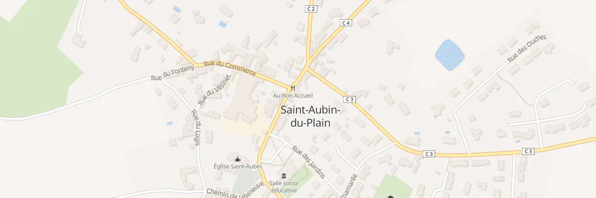 Plan du 14 Rue de l’Eglise à Saint-Aubin-du-Plain