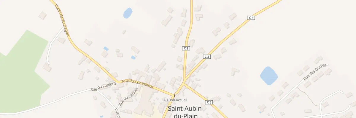 Plan du 1 Rte de la Coudre à Saint-Aubin-du-Plain