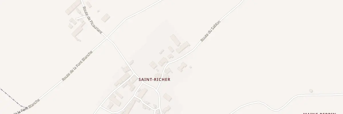 Plan du 9 Rte du Sablon à Chadenac