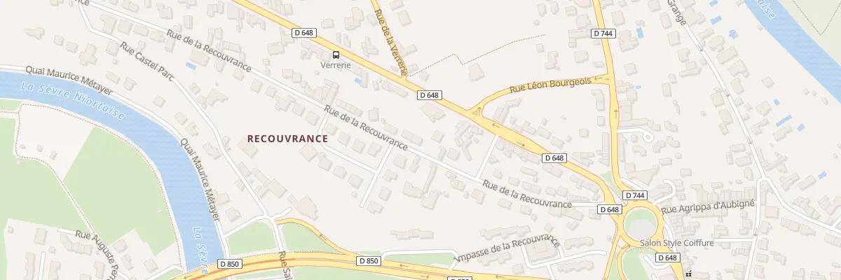 Plan du 24 Rue de la Recouvrance à Niort