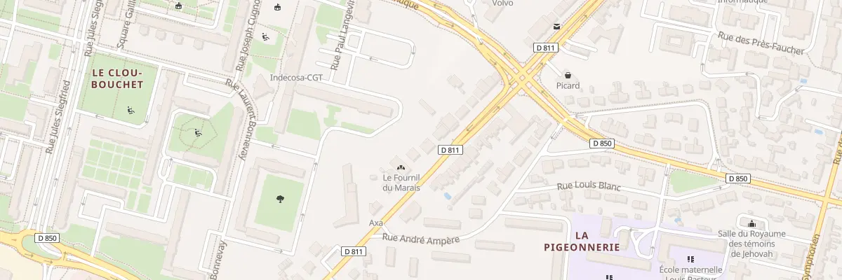 Plan du 180 Av de la Rochelle à Niort