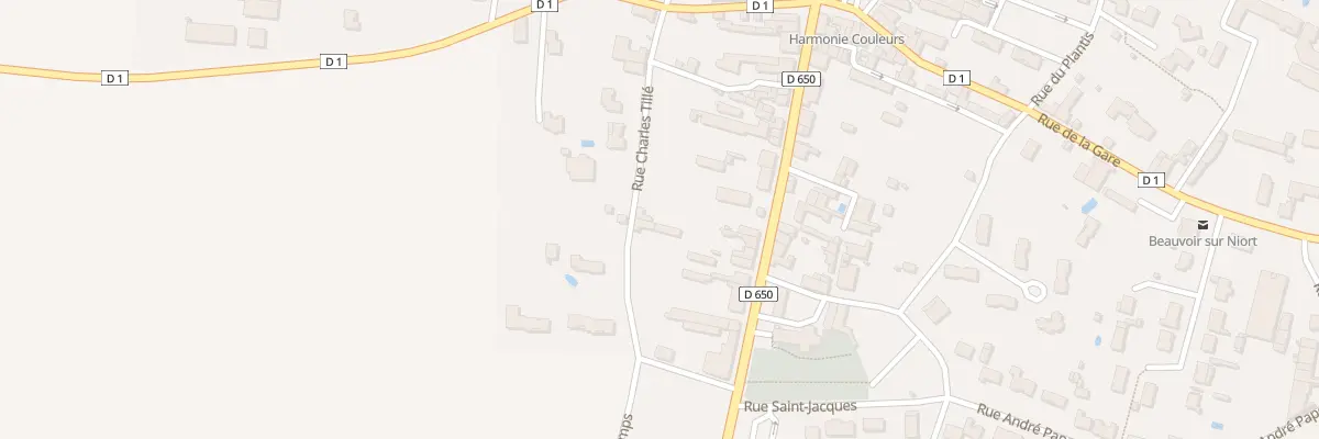 Plan du 180 Rue Charles Tillé à Beauvoir-sur-Niort