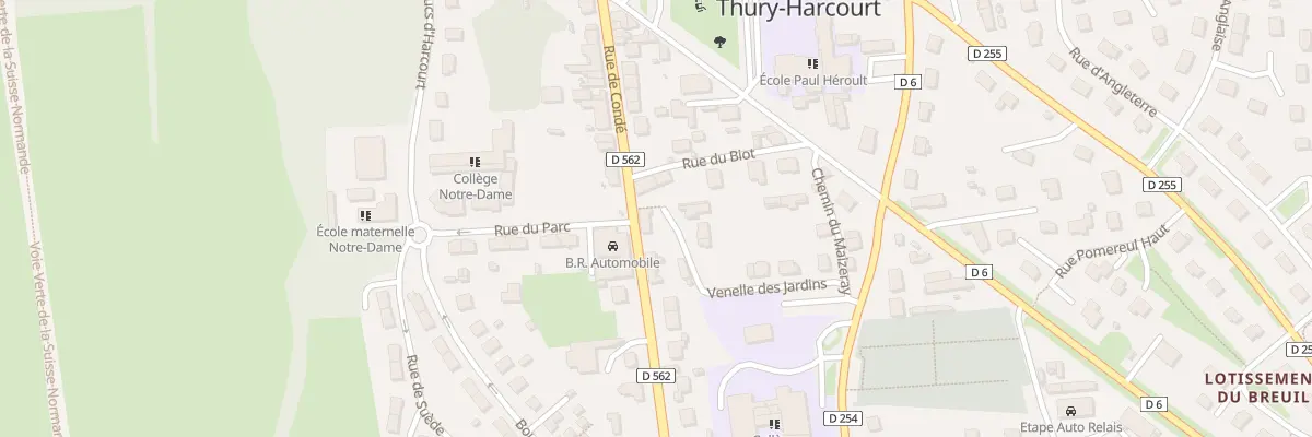 Plan du 39 Rue de Conde Thury Harcourt à Thury-Harcourt-le-Hom