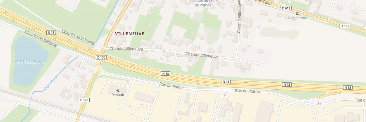 Plan du 15 Che Villeneuve à Rots