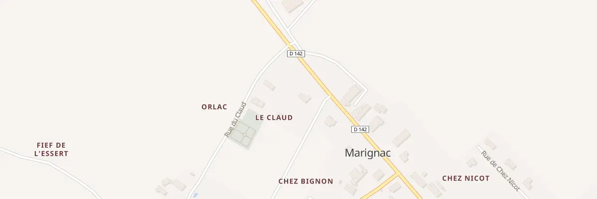 Plan du 11 Rte de Pons à Marignac