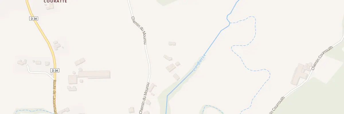 Plan du 476 Che du Mourou à Lasseube