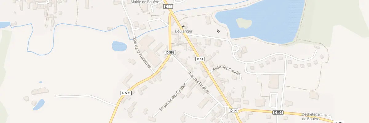 Plan du 3 Rue des Pinsons à Bouère