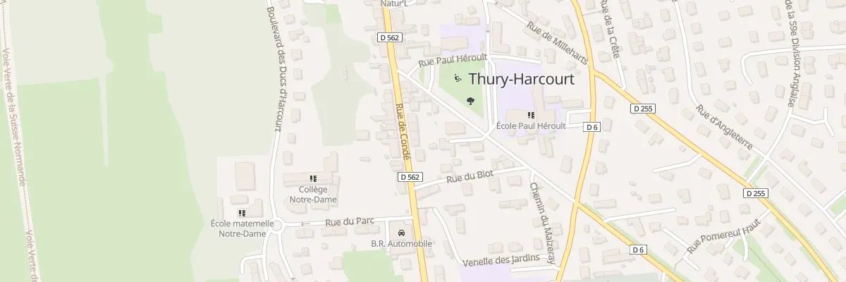 Plan du 33 Rue de Conde Thury Harcourt à Thury-Harcourt-le-Hom