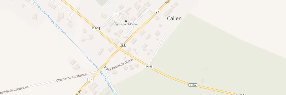 Plan du 41 Le Bourg à Callen