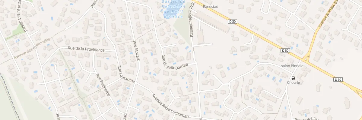 Plan du 23 Rue de Petit Barrère à Mont-de-Marsan