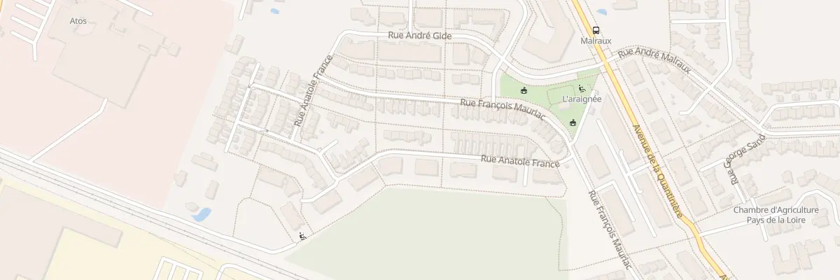Plan du 40 Rue Anatole France à Trélazé