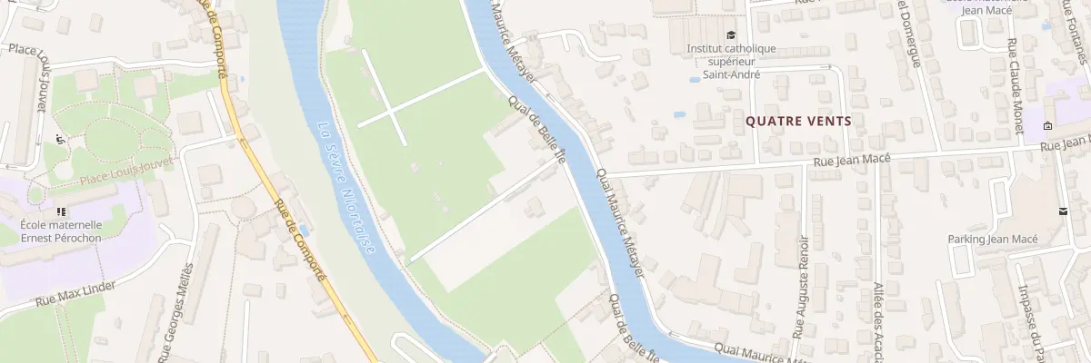 Plan du 48B Quai de Belle-ile à Niort