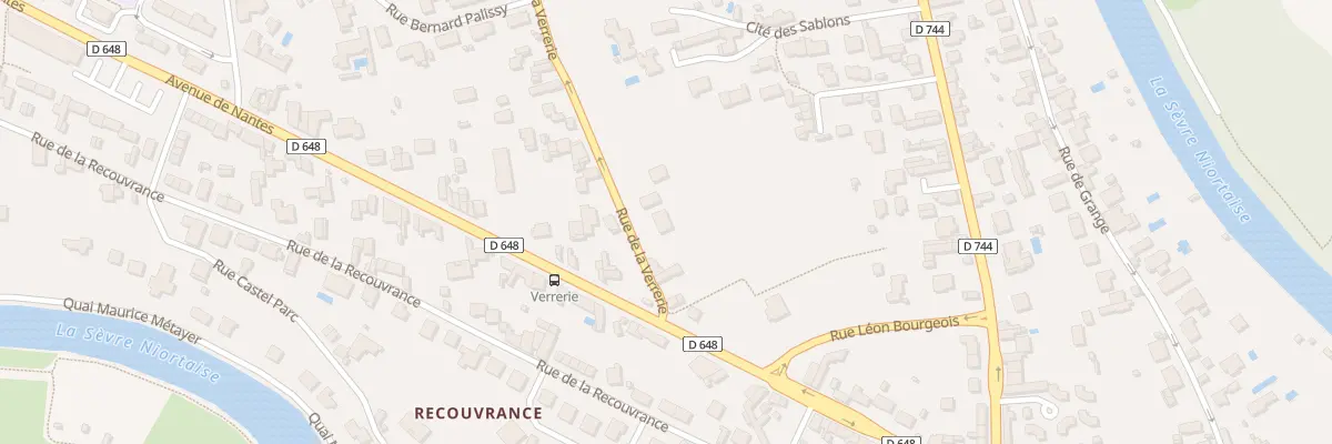 Plan du 6B Rue de la Verrerie à Niort