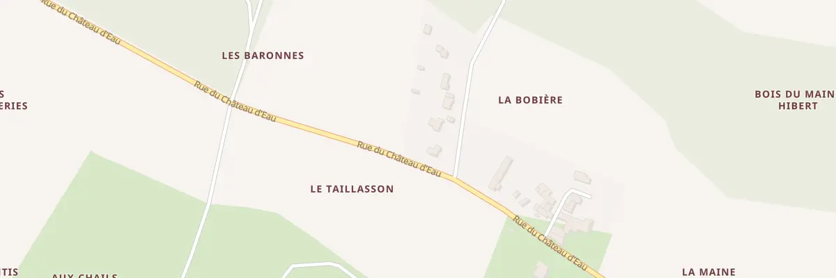 Plan du 1 Rue de la Rètorée à Saint-Bris-des-Bois