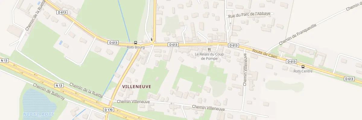 Plan du 10B Rte de Caen à Rots