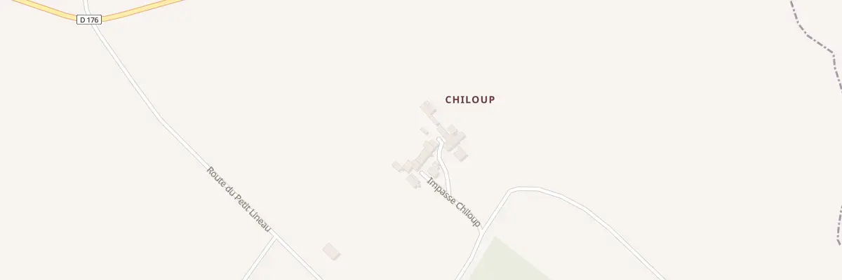 Plan du 5035 Chiloup à Trayes