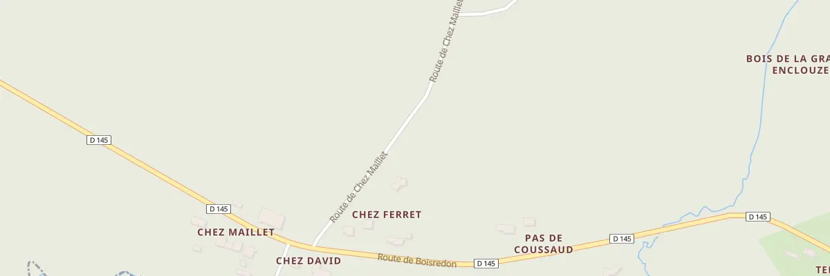 Plan du 5146 Chez Ferret à Chamouillac