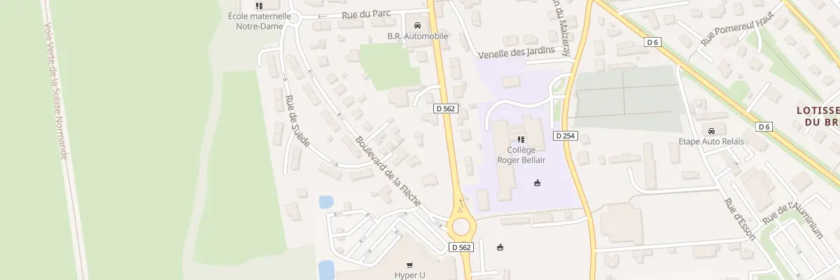 Plan du 62 Rue de Conde Thury Harcourt à Thury-Harcourt-le-Hom