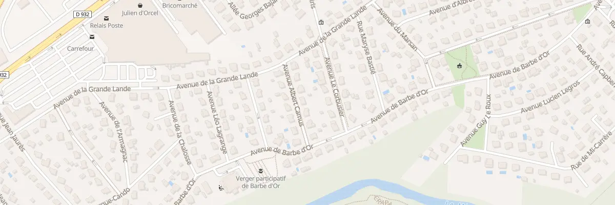 Plan du 6 Av Albert Camus à Mont-de-Marsan