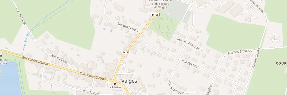 Plan du 1 Rue des Lilas à Vaiges