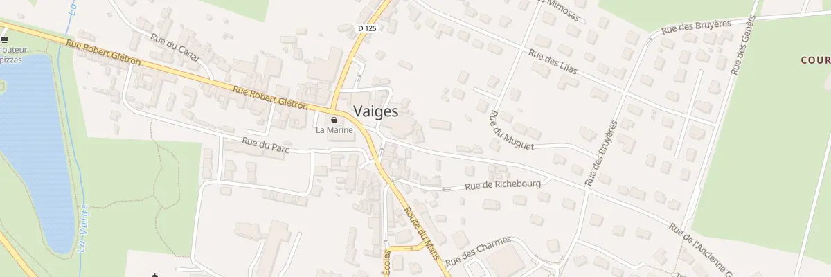 Plan du 2 Rue de l’Ancienne Gare à Vaiges