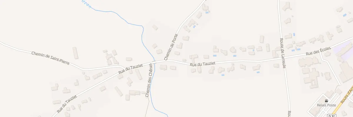 Plan du 14 Rue de Tauziet à Mazerolles