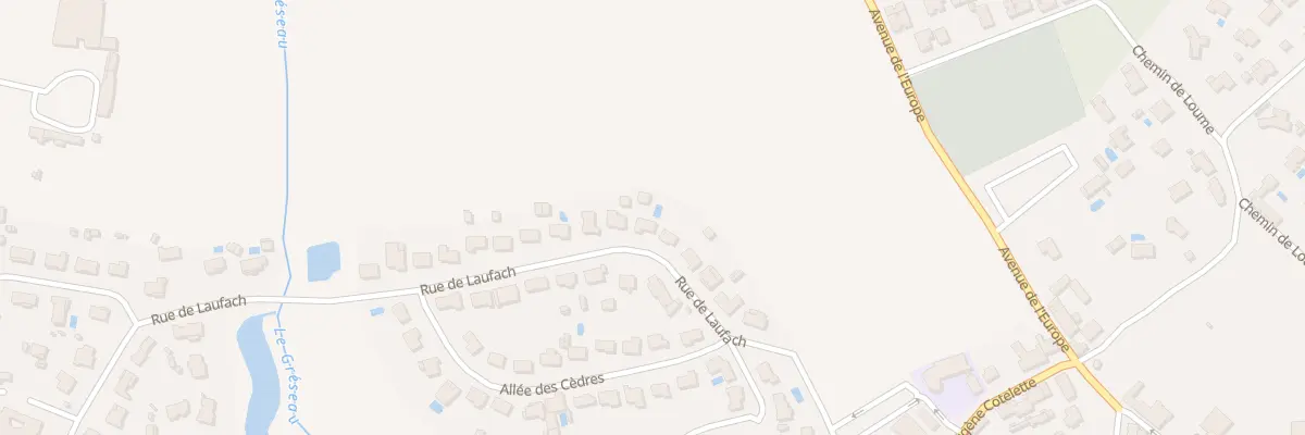 Plan du 33 Rue de Laufach à Sainte-Eulalie