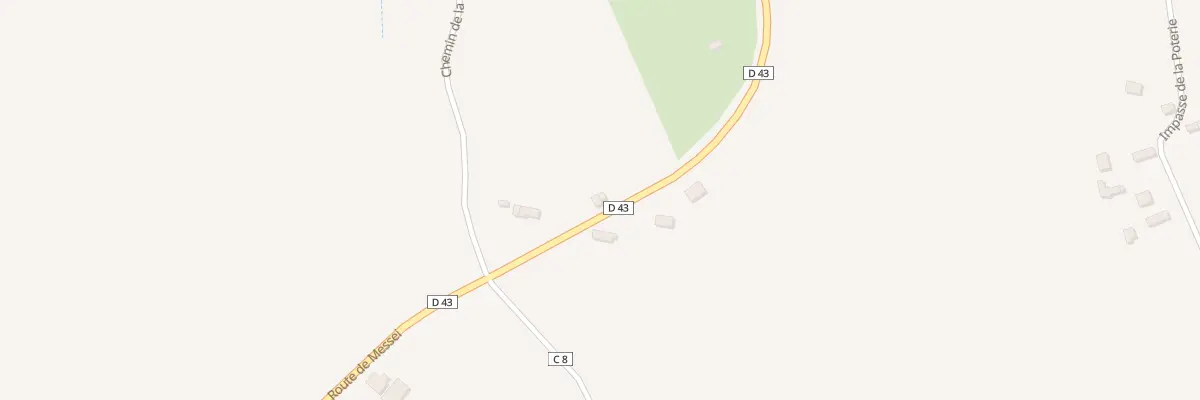 Plan du 156 La Croix Hesnard à Landigou