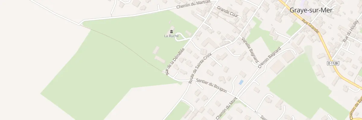 Plan du 11 Rue de la Démêlée à Graye-sur-Mer