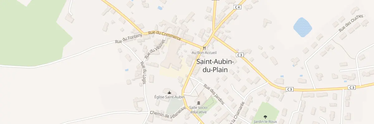 Plan du 7 Rue de l’Eglise à Saint-Aubin-du-Plain