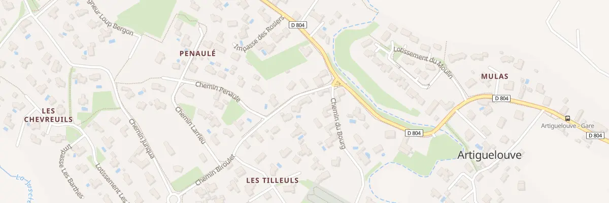 Plan du 55 Che Biroulet à Artiguelouve