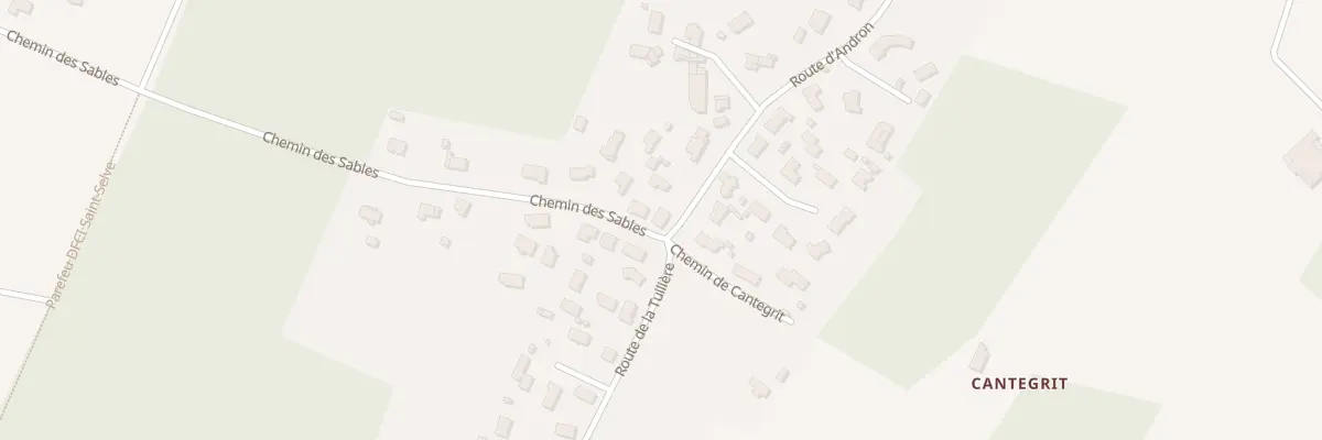Plan du 43B Rte d’Andron à Saint-Selve