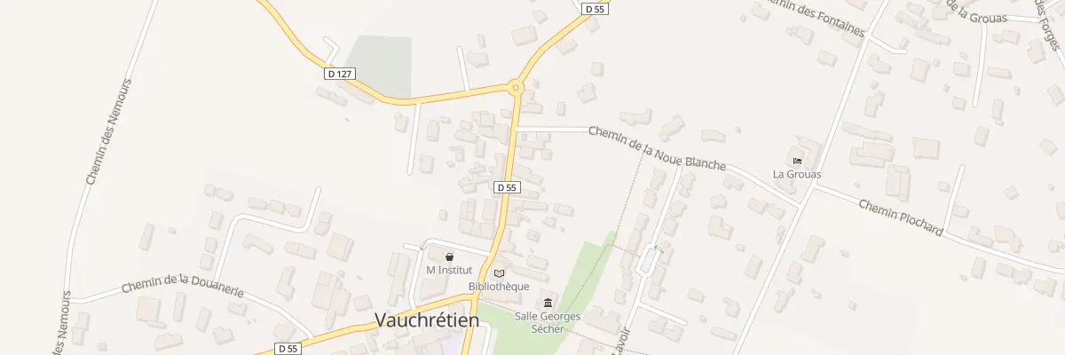 Plan du 25 Rue Principale Vauchretien à Brissac Loire Aubance