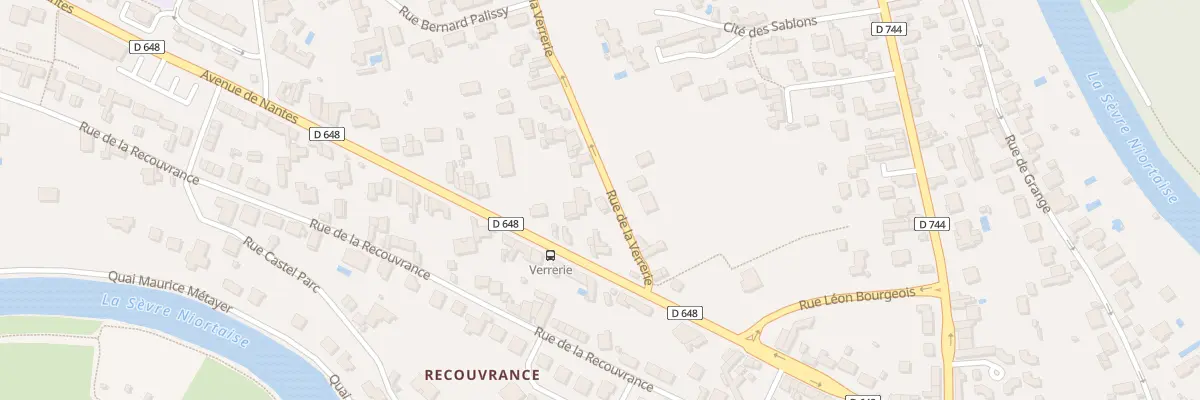 Plan du 7 Rue de la Verrerie à Niort