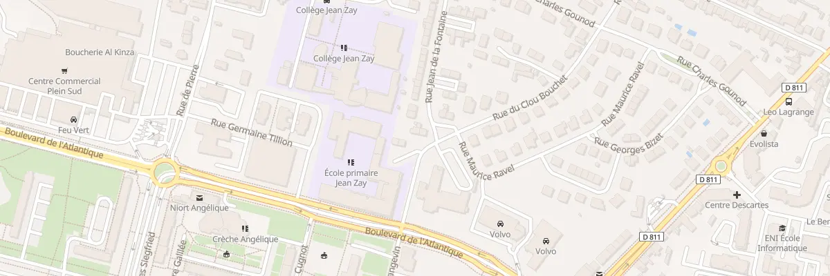 Plan du 164 Rue du Clou Bouchet à Niort