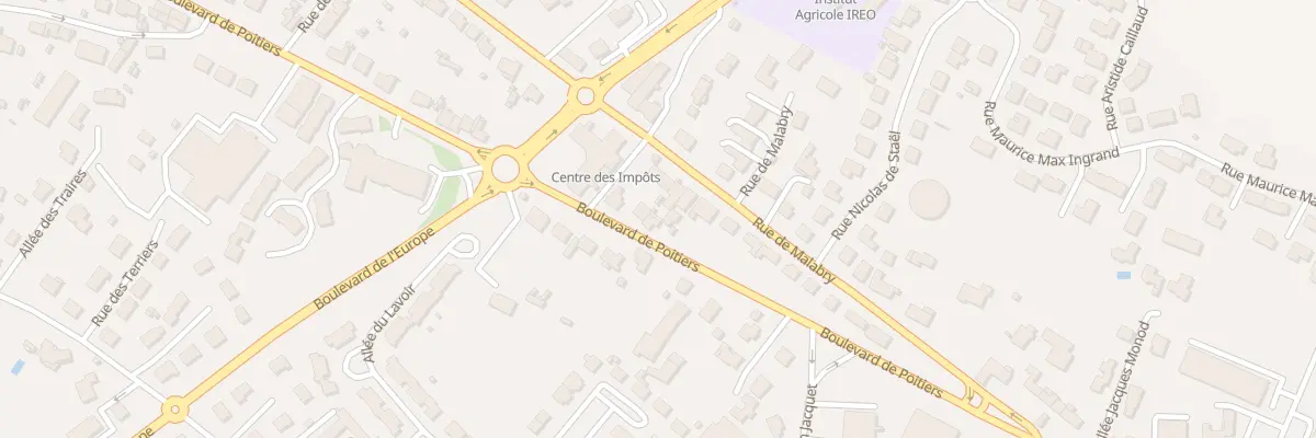 Plan du 130 Bd de Poitiers à Bressuire