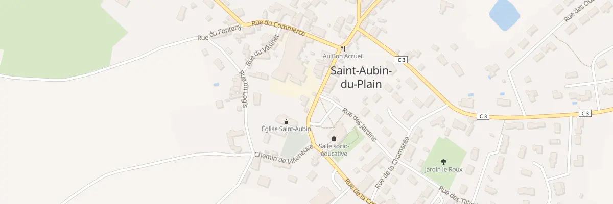 Plan du 1 Rue de l’Eglise à Saint-Aubin-du-Plain