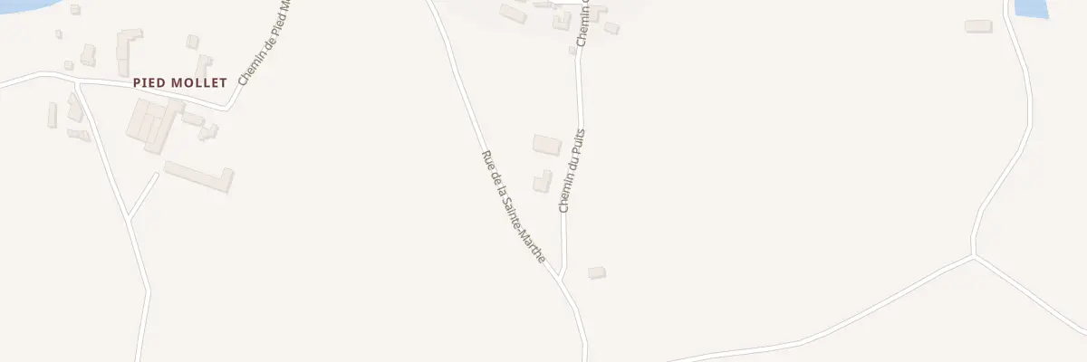 Plan du 21 Rue de la Sainte Marthe à Xaintray