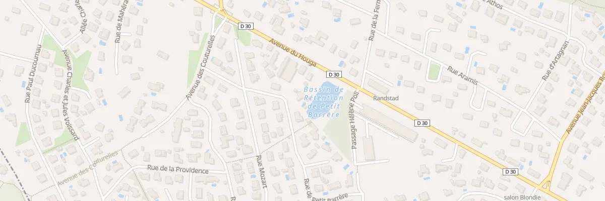 Plan du 9 Rue de Petit Barrère à Mont-de-Marsan