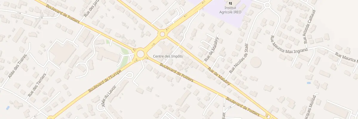 Plan du 96 Rue de Malabry à Bressuire