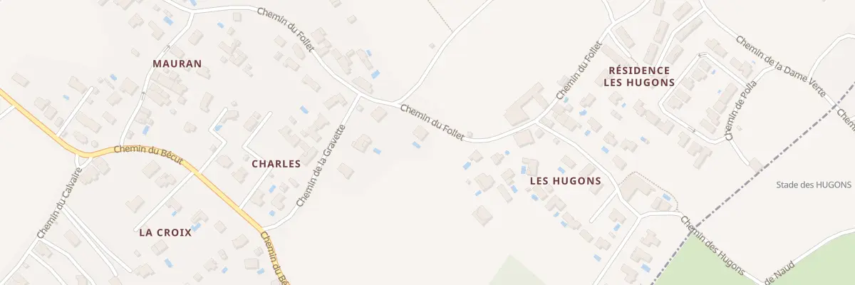 Plan du 27 Che du Follet à Quinsac